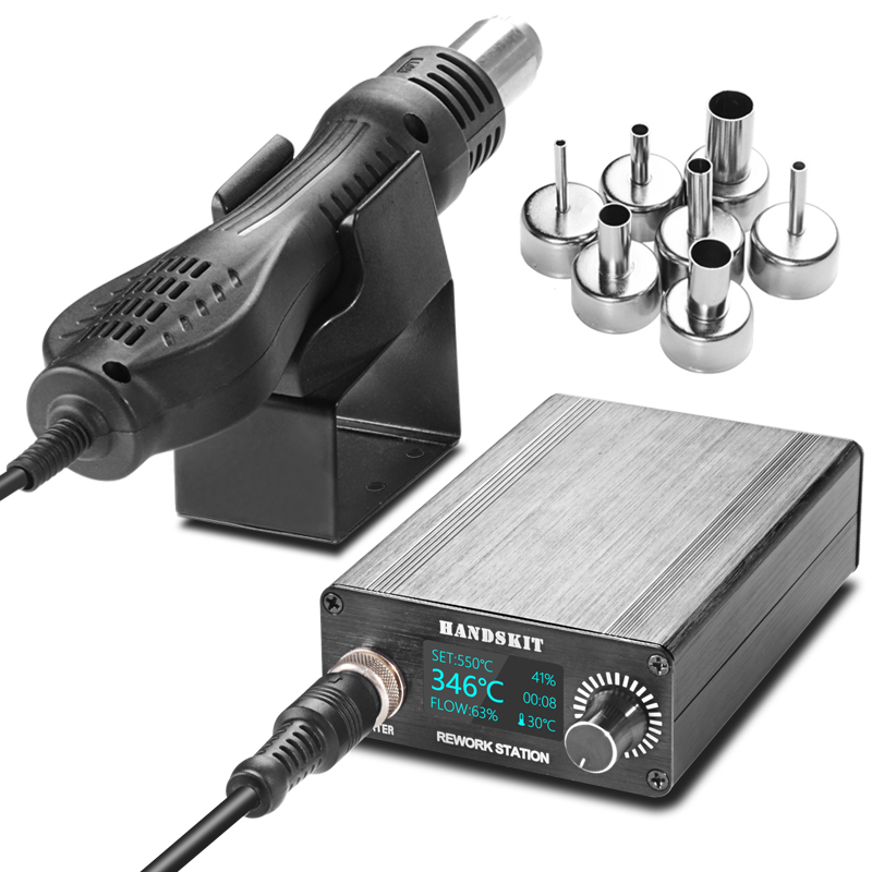 Hot Air Rework Station T12 - Pistole termiche T12 Display digitale OLED