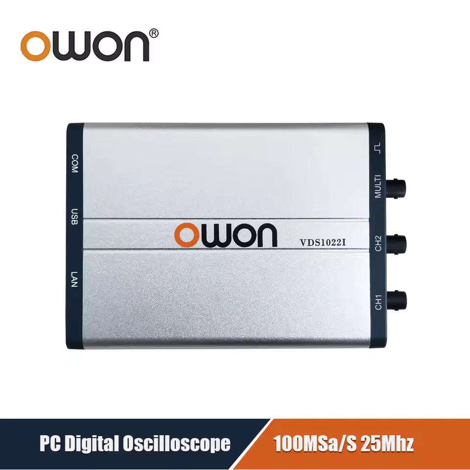 Digital Storage Oscilloscope 100Mhz - Oscilloscopio per PC virtuale OWON VDS1022/I