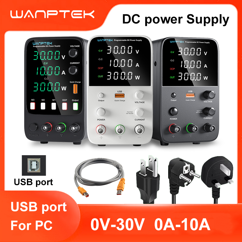 Programmable Dc Power Supply 30V 10A - Alimentatore da Laboratorio Wanptek 30V 5A