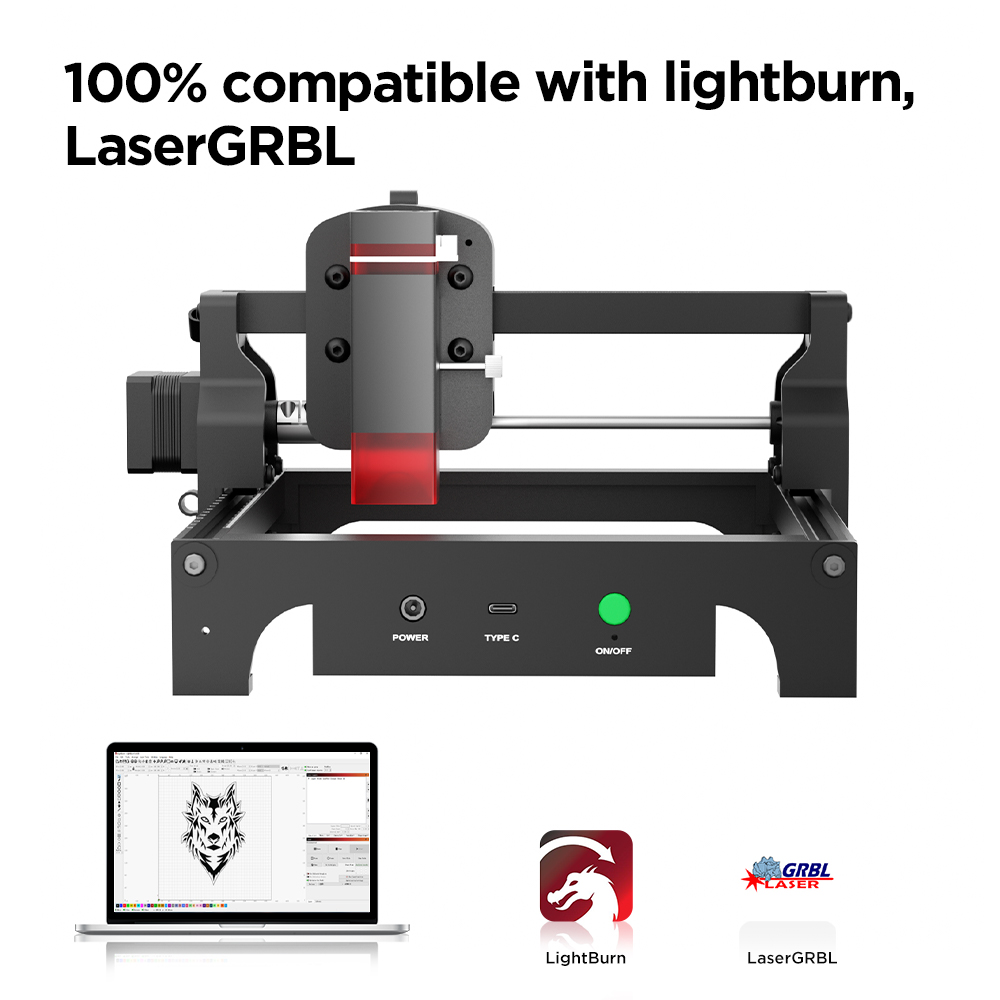 Mini Laser Engraver Cnc Router - 5.5W Mini Taglierina per incisione laser