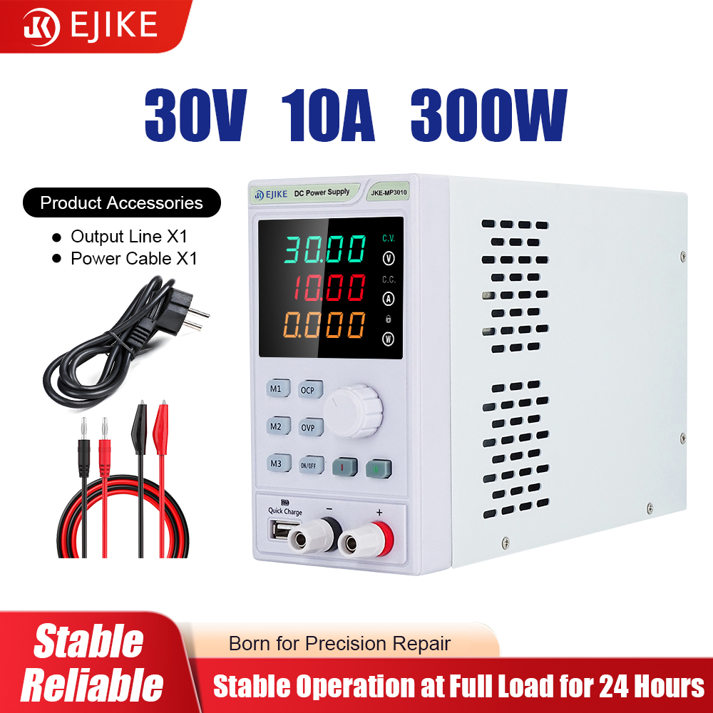 Programmable Dc Power Supply 30V 10A - Alimentatore DC EJIKE 300W Programmabile 30V