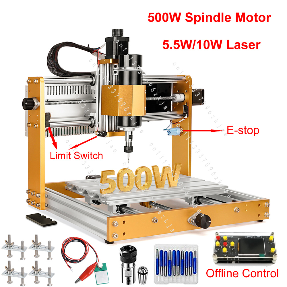 Mini Laser Engraver Cnc Router - Mini Router CNC in Alluminio Offline