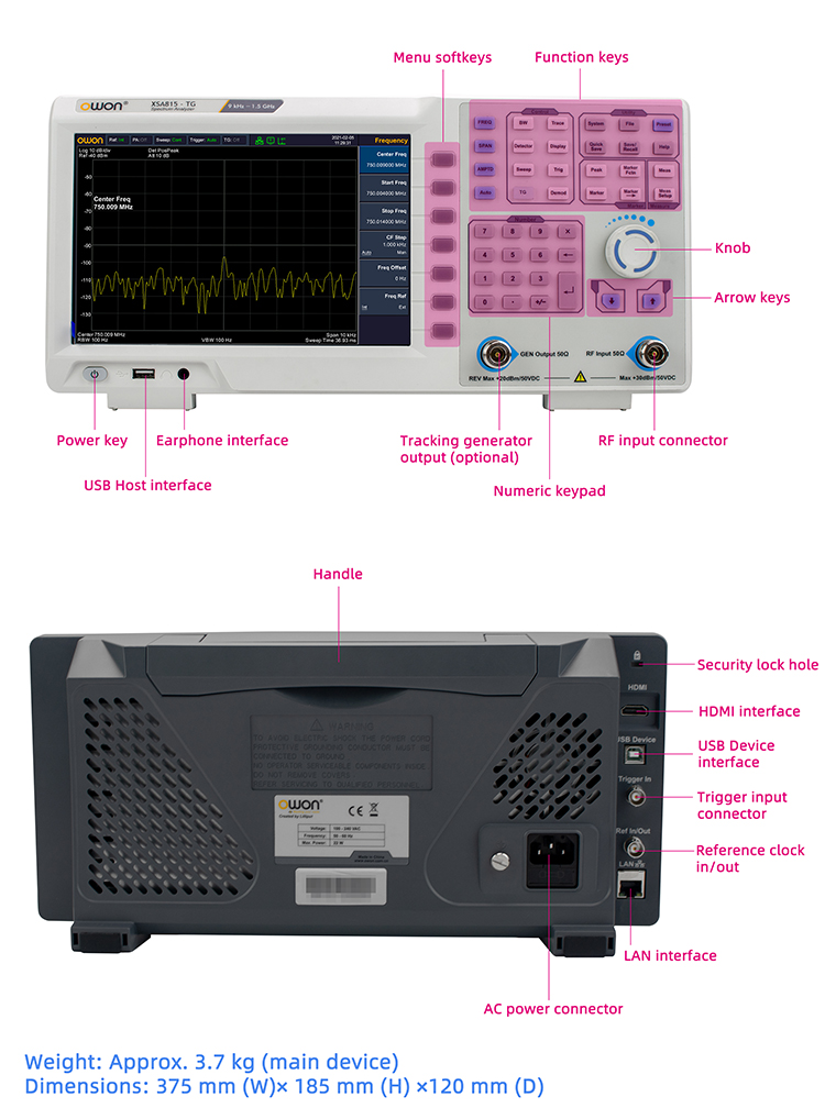 Analizzatore di Spettro Portat - Signal Generator Spectrum Analyzer recensione e prezzo