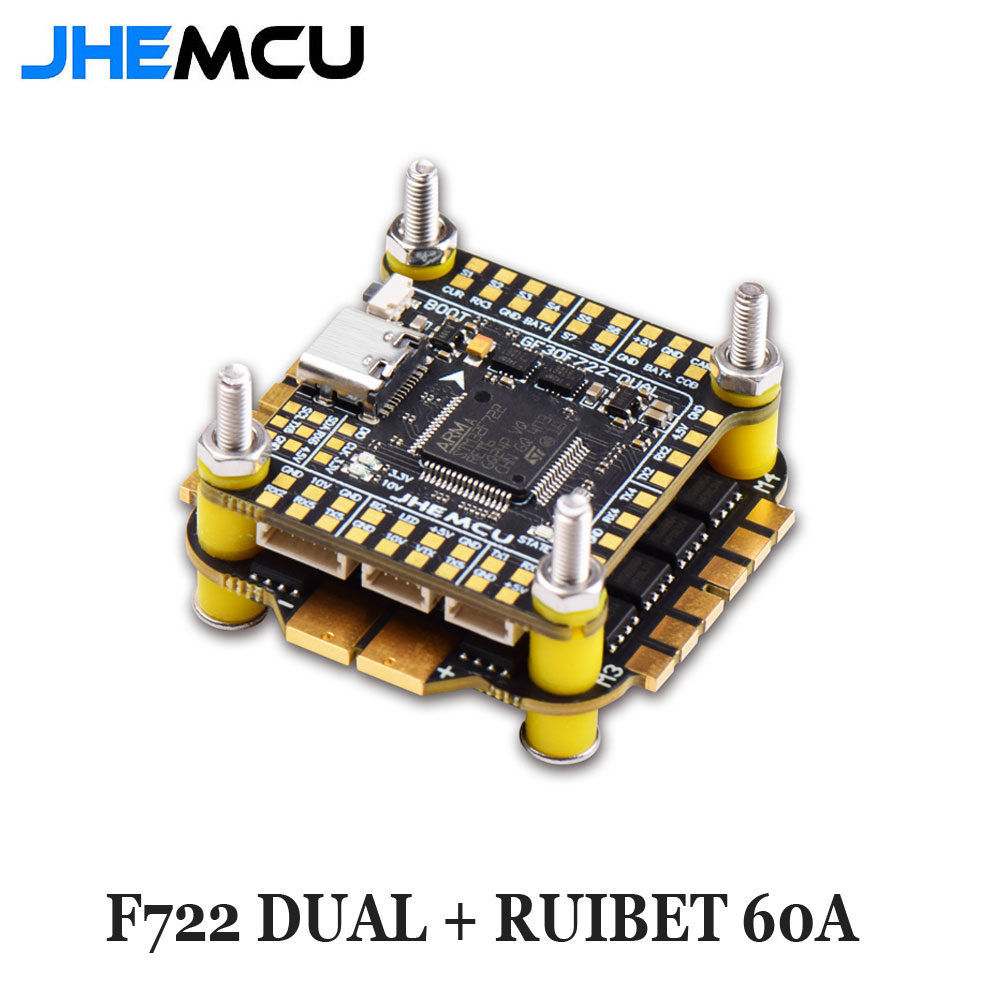 Jhemcu F7 Stack F722 Doppio co - Fpv Flight Controller F7 Stack 60A recensione e prezzo