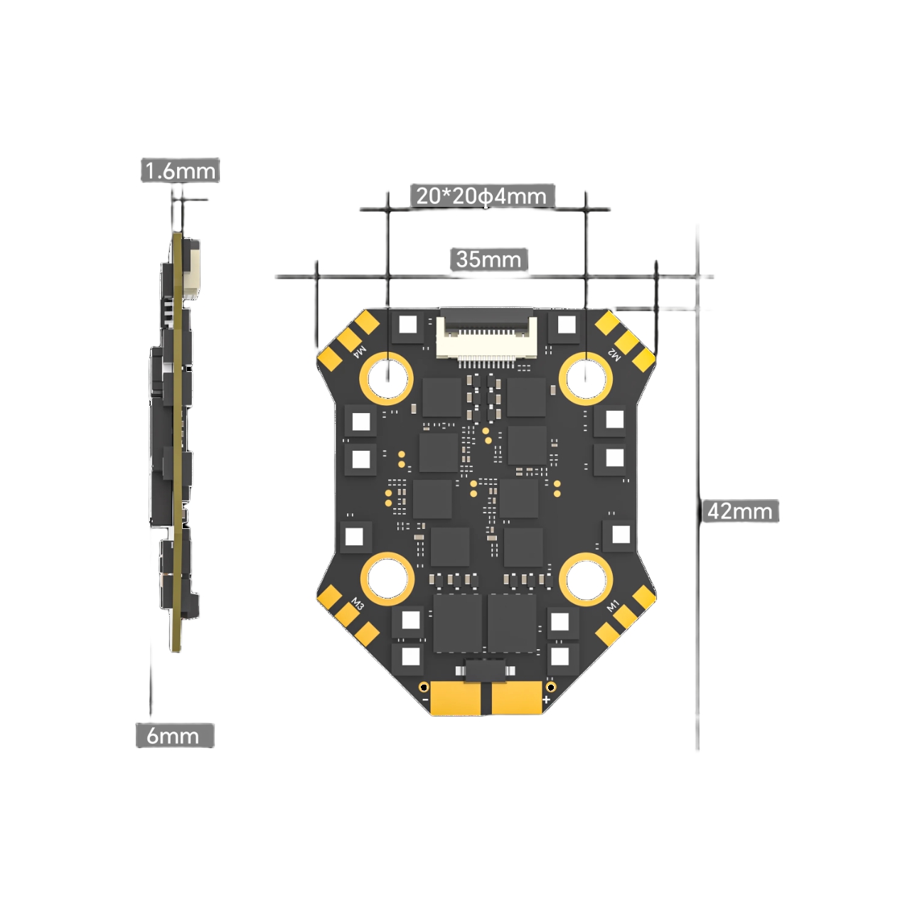 IFlight Borg F7 Mini Stack con - Fpv Flight Controller F7 Stack 60A recensione e prezzo