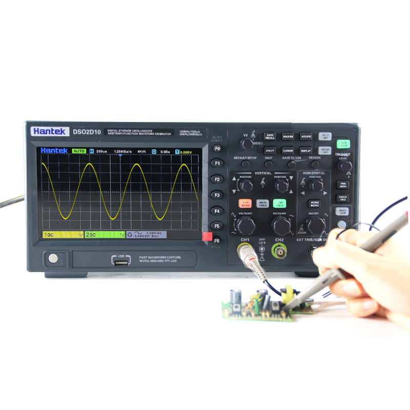Oscilloscopio Digitale Hantek  - Digital Storage Oscilloscope 100Mhz recensione e prezzo