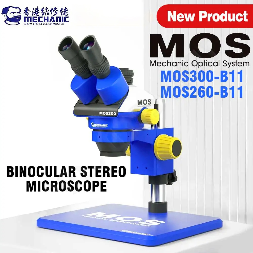MECCANICO MOS260-B11/MOS300-B1 - Stereo Trinocular Microscope Pcb recensione e prezzo