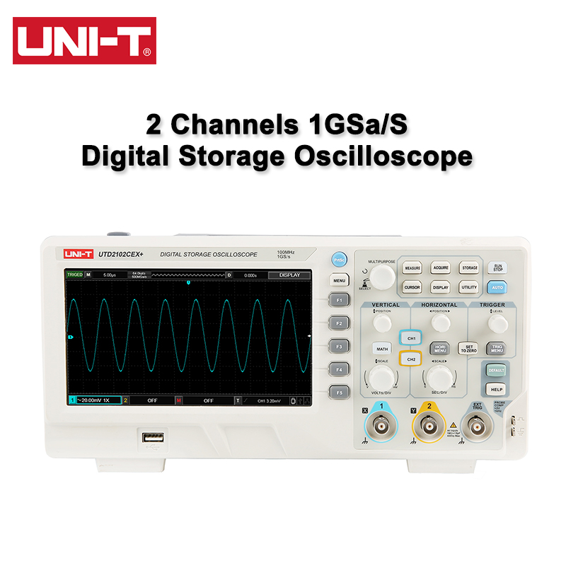 Oscilloscopio digitale UNI-T U - Digital Storage Oscilloscope 100Mhz recensione e prezzo