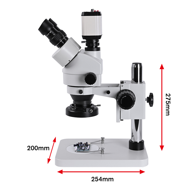 Microscopio stereo 3.5-90X di  - Stereo Trinocular Microscope Pcb recensione e prezzo