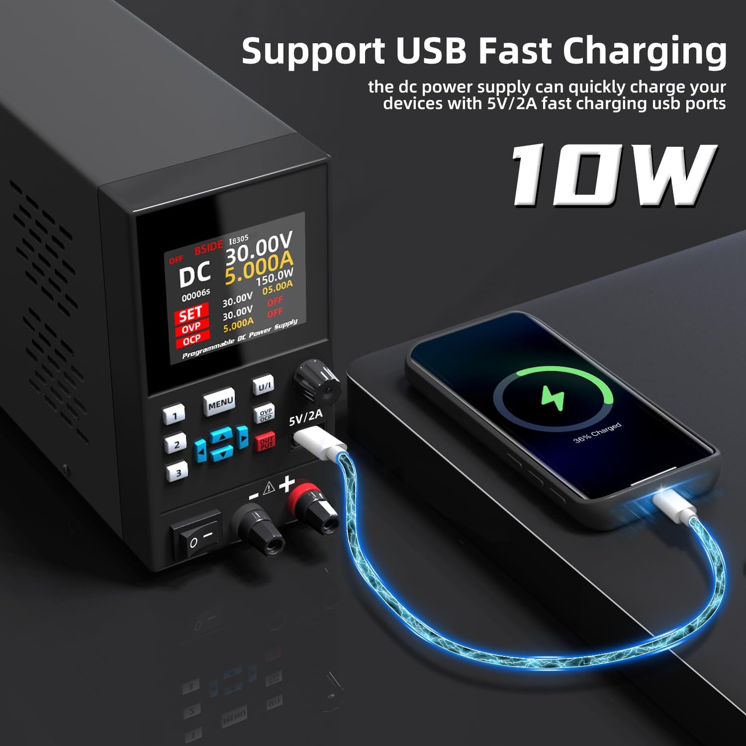 BSIDE DC Alimentatore regolato - Programmable Dc Power Supply 30V 10A recensione e prezzo