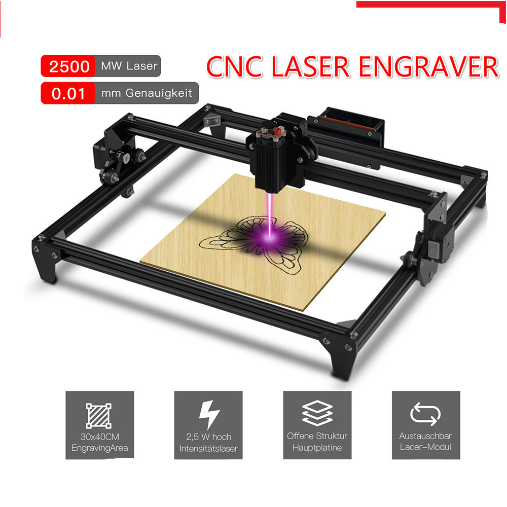 30*40 cm Mini 2500 MW Macchina - Mini Laser Engraver Cnc Router recensione e prezzo