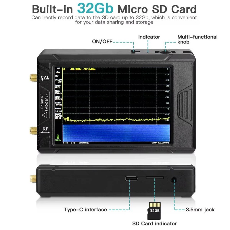 Nuovo analizzatore di spettro  - Signal Generator Spectrum Analyzer recensione e prezzo
