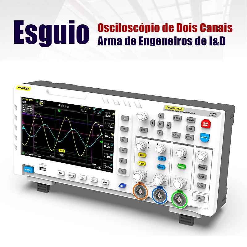 Oscilloscopio Digitale FNIRSI  - Digital Storage Oscilloscope 100Mhz recensione e prezzo